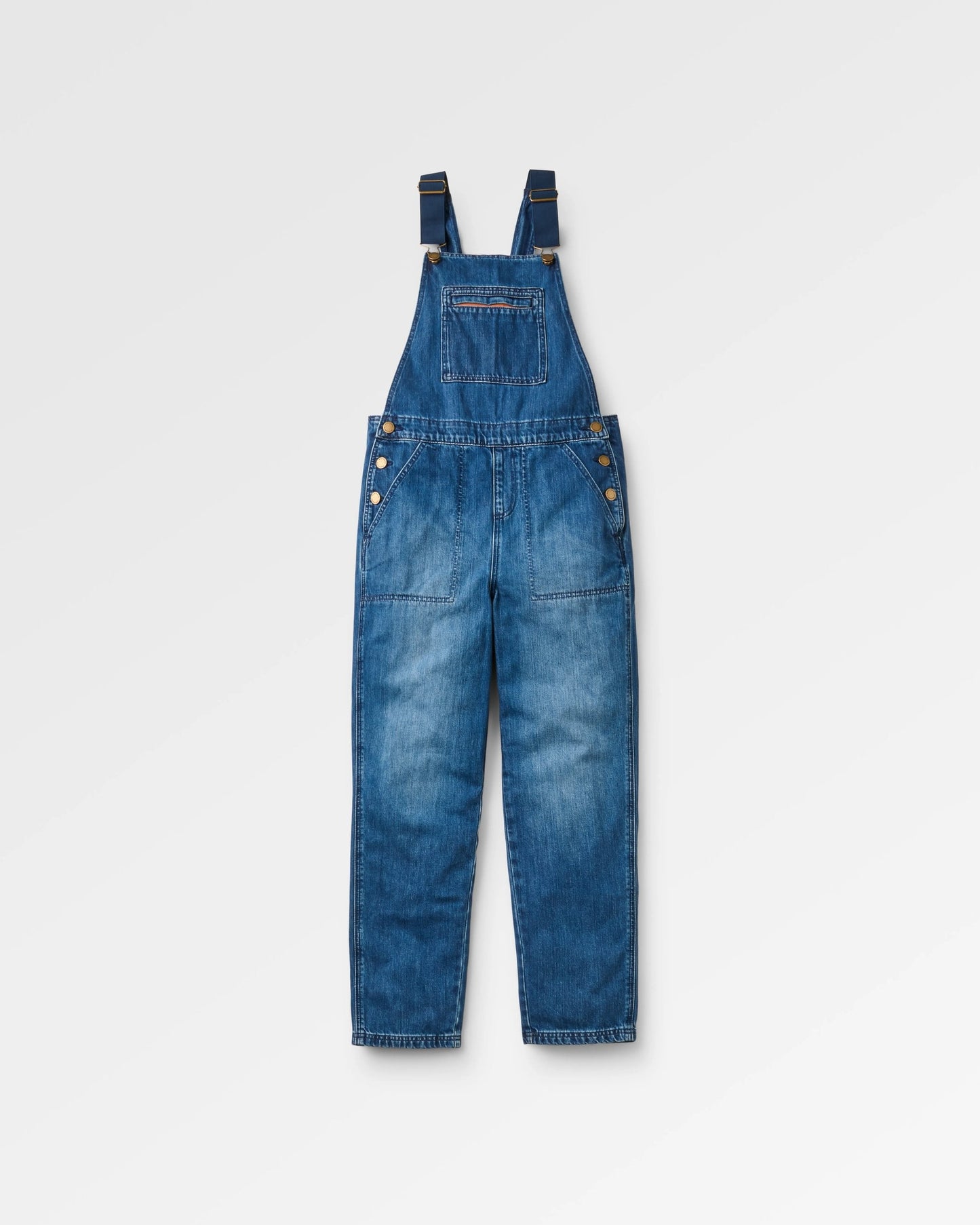 Shuffle Denim Dungarees - Denim Blue