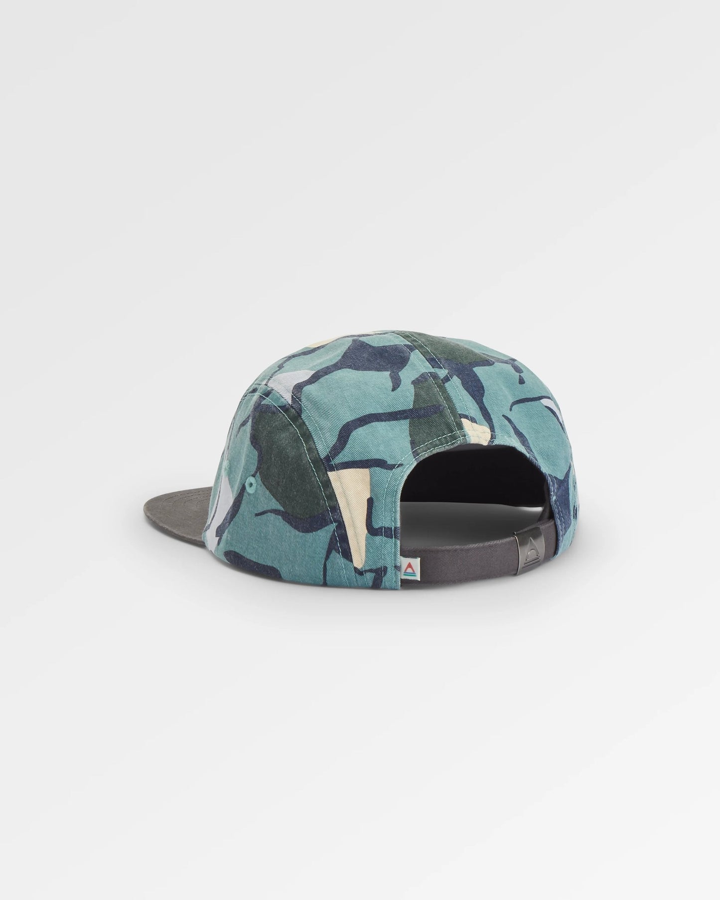 Coast Organic Cotton 5 Panel Snapback Cap - Abstract Trails Arctic