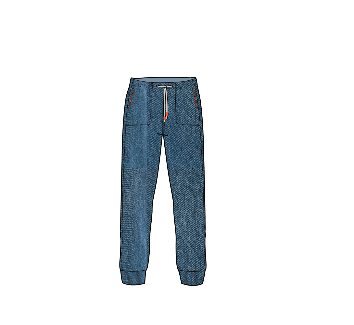 Hydrilla Denim Jogger - Denim Blue