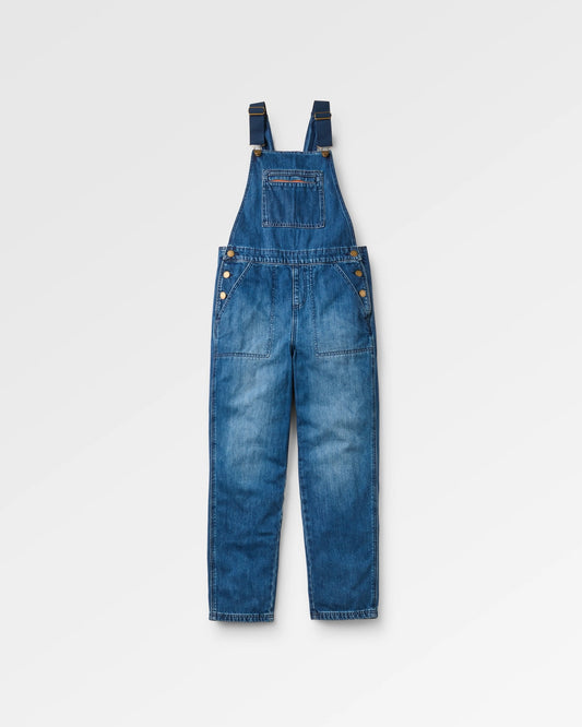 Shuffle Denim Dungarees - Denim Blue