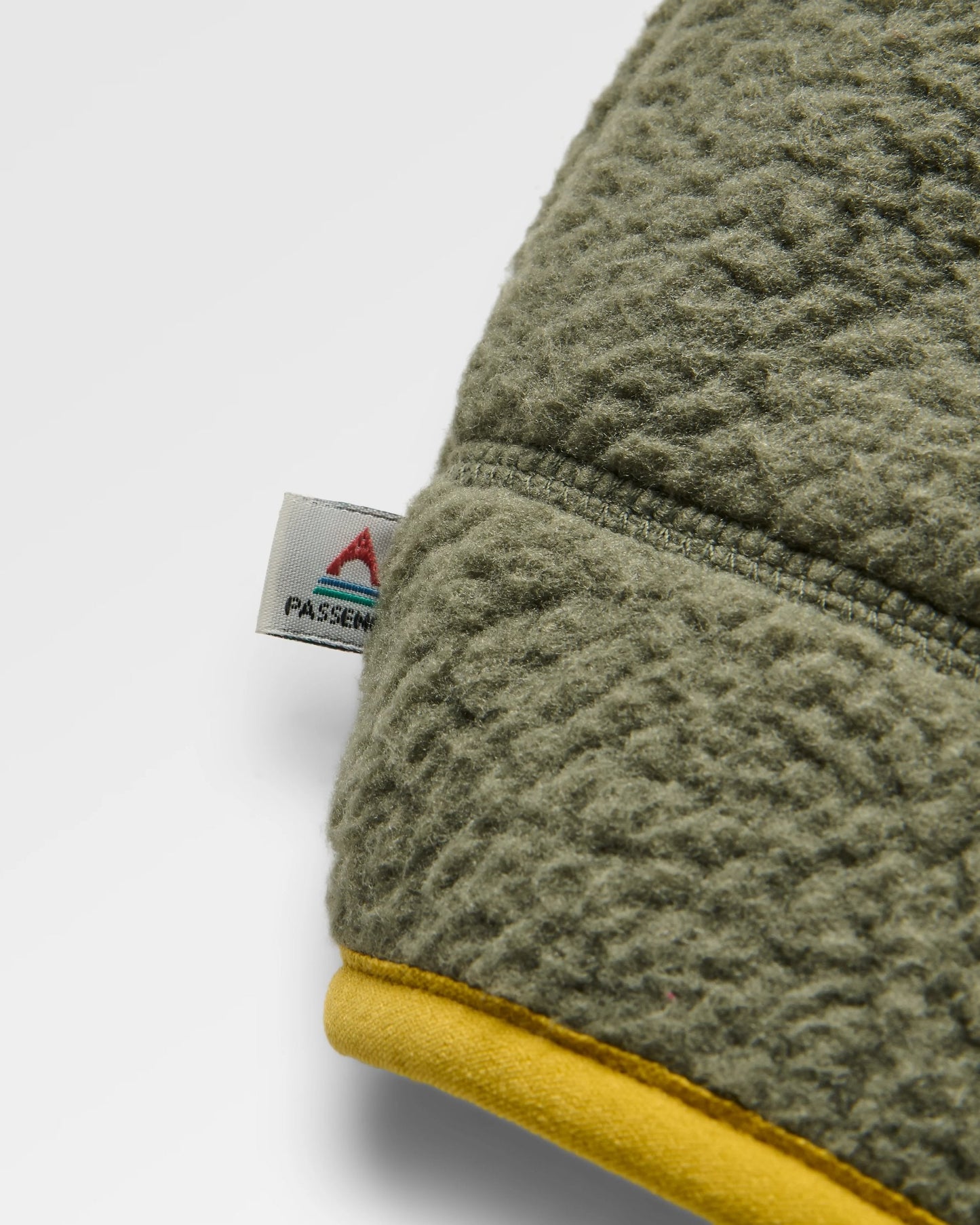 Home Recycled Sherpa Fleece - Vintage White/Dusty Olive